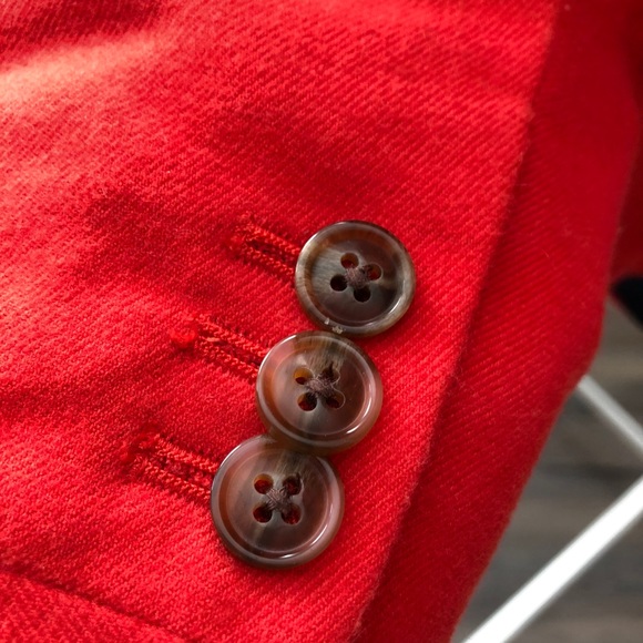 Two-Button Wool Blazer Jacket - Picture 2 of 8